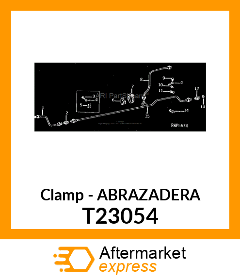 Clamp - ABRAZADERA T23054