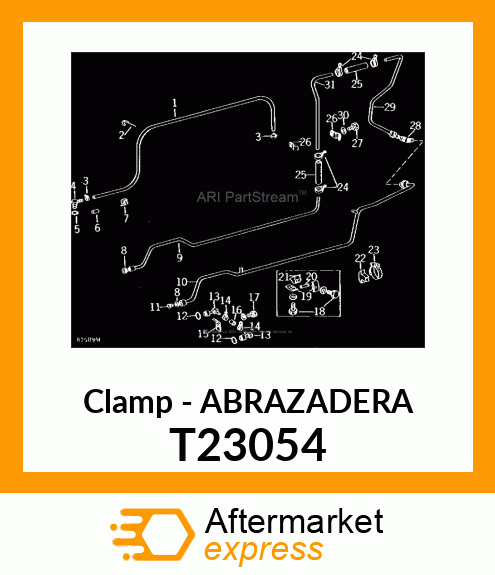 Clamp - ABRAZADERA T23054