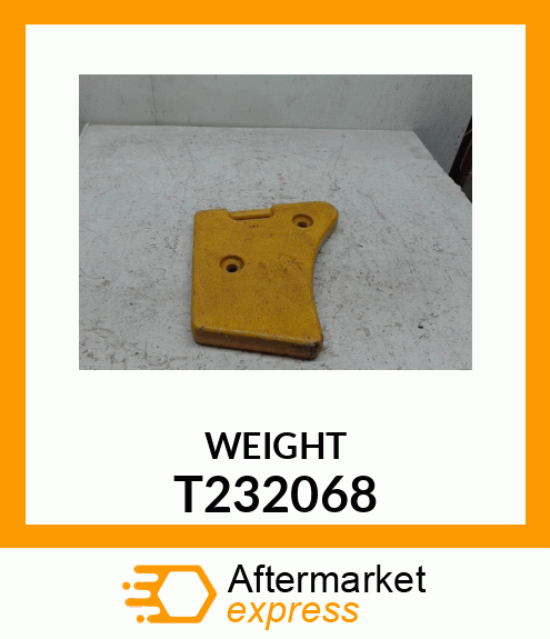 1749 WEIGHT, QUICK TATCH T232068