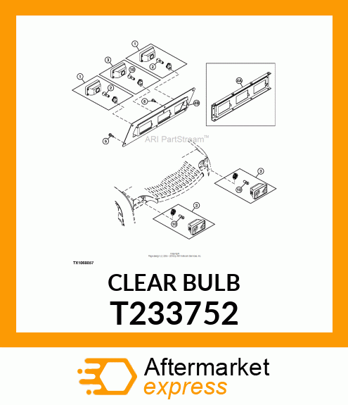 BULB/ASSEMBLY BULB W/SOCKET,12V, 50 T233752