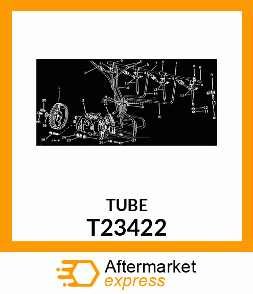 TUBE, FUEL INJECTION LEAK T23422