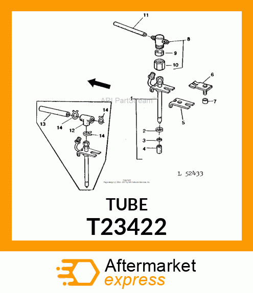 TUBE, FUEL INJECTION LEAK T23422