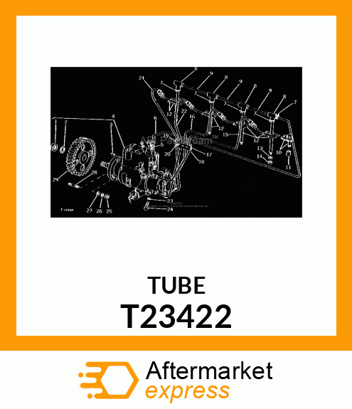 TUBE, FUEL INJECTION LEAK T23422