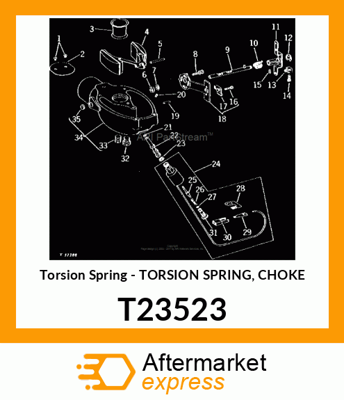 Torsion Spring T23523