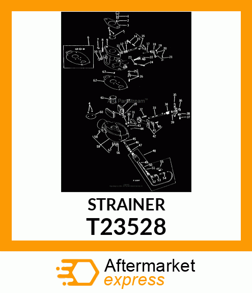 STRAINER,SCREEN amp; ELBOW T23528