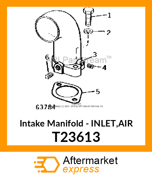 Intake Manifold - INLET,AIR T23613