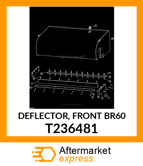 DEFLECTOR, FRONT BR60 T236481