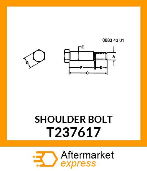 SHOULDER BOLT T237617
