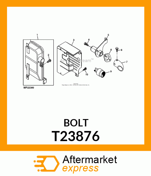 SCREW,HEX WASHER HEAD MACHINE SCREW T23876