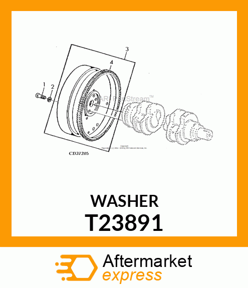 WASHER T23891