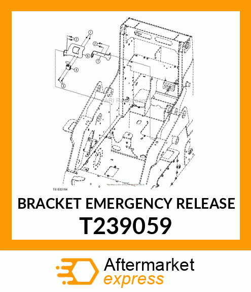 BRACKET EMERGENCY RELEASE T239059