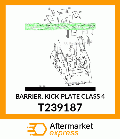 BARRIER, KICK PLATE CLASS 4 T239187