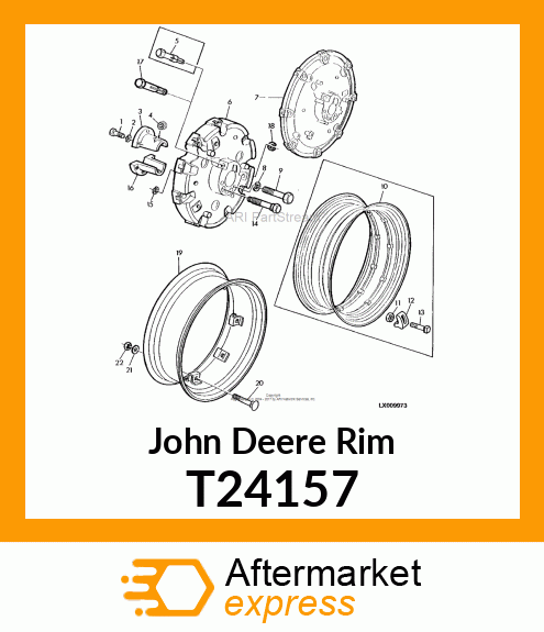 RIM,DRIVE WHEEL W15X30 T24157