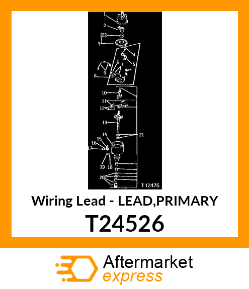 Wiring Lead - LEAD,PRIMARY T24526