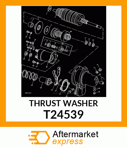 COLLAR,THRUST DRIVE END T24539