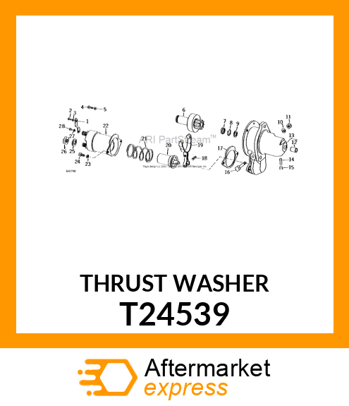 COLLAR,THRUST DRIVE END T24539