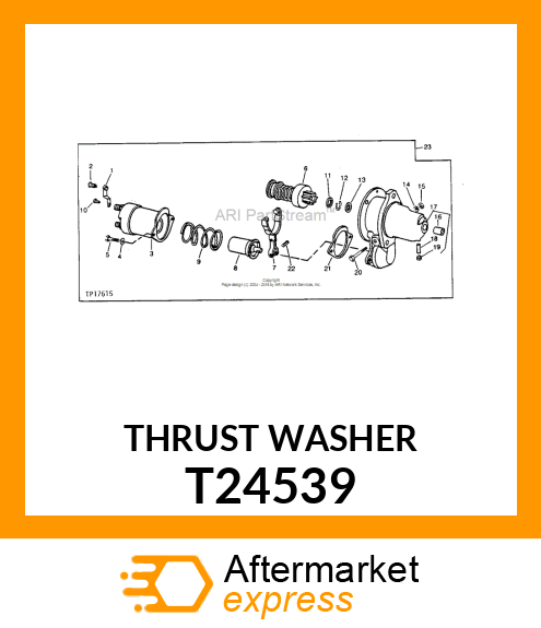 COLLAR,THRUST DRIVE END T24539