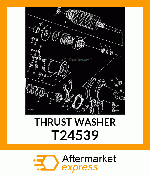 COLLAR,THRUST DRIVE END T24539