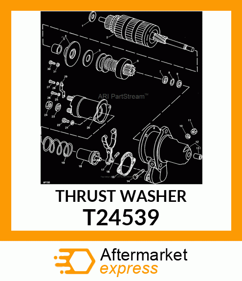 COLLAR,THRUST DRIVE END T24539