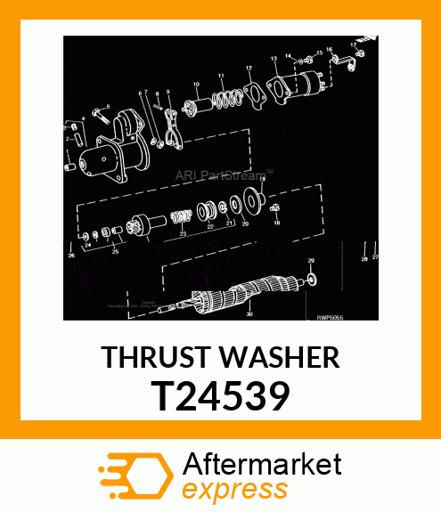 COLLAR,THRUST DRIVE END T24539