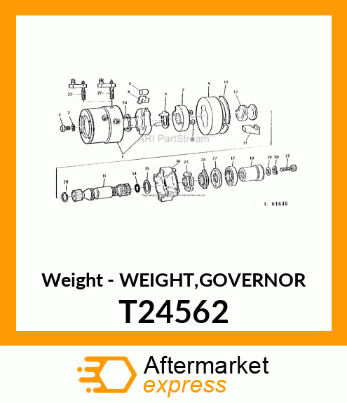 Weight - WEIGHT,GOVERNOR T24562