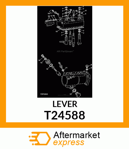 LEVER, THROTTLE T24588