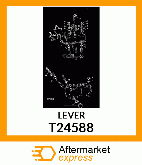 LEVER, THROTTLE T24588