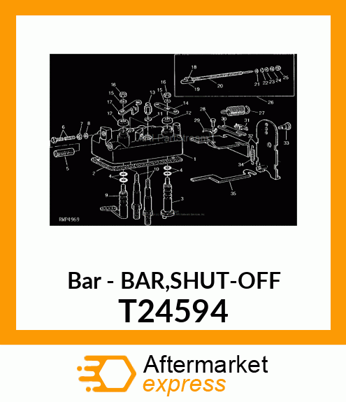 Bar - BAR,SHUT-OFF T24594