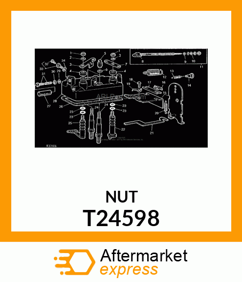 NUT, CUP T24598