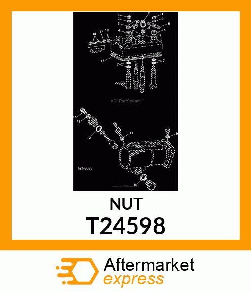 NUT, CUP T24598