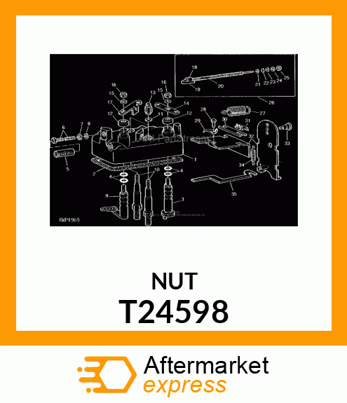 NUT, CUP T24598