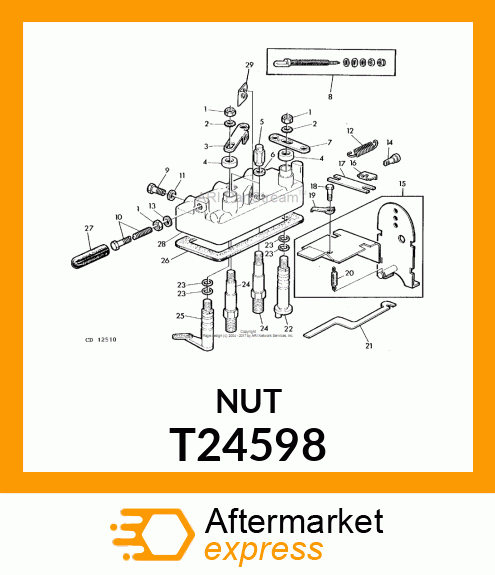 NUT, CUP T24598