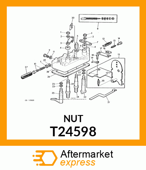 NUT, CUP T24598