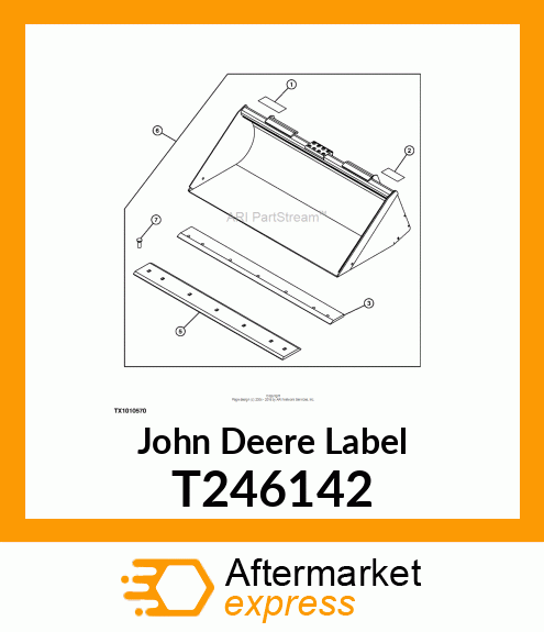 LABEL, 56IN DIRT W/EDGE, D56 W/EDGE T246142