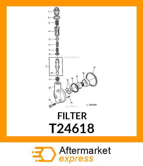 FILTER, FUEL INLET T24618