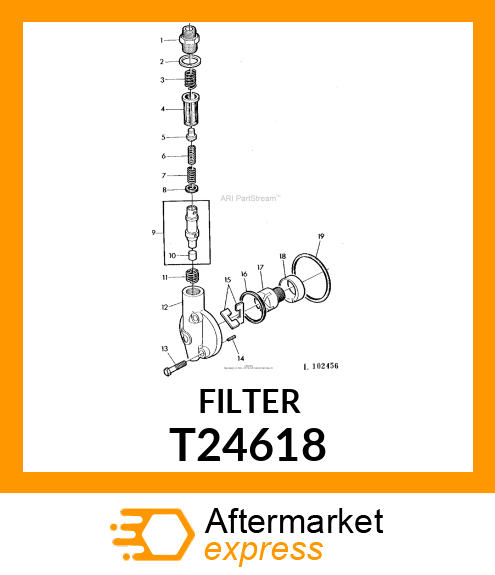 FILTER, FUEL INLET T24618