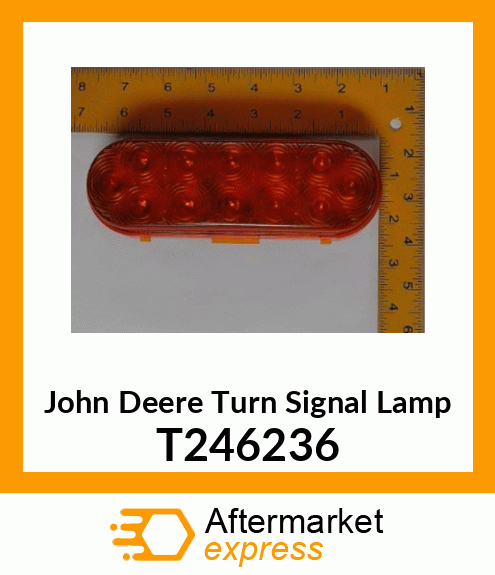 LAMP, REAR TURN, AMBER T246236