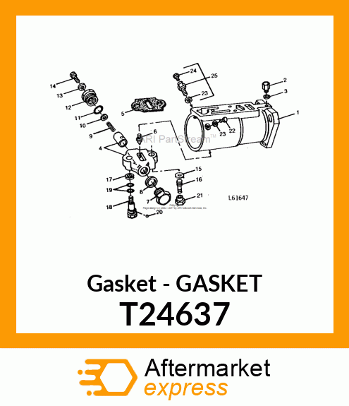 Gasket - GASKET T24637