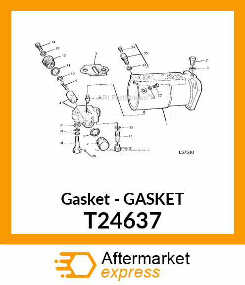 Gasket - GASKET T24637