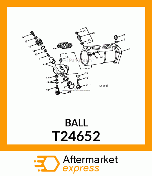 BALL DIN 5401 5 III BEARING METAL T24652