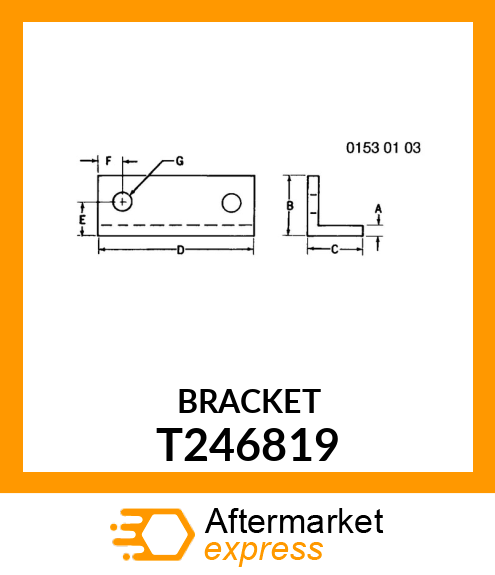 BRACKET T246819