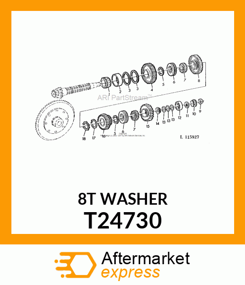 WASHER,THRUST T24730