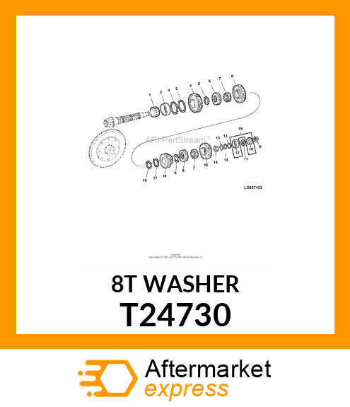 WASHER,THRUST T24730