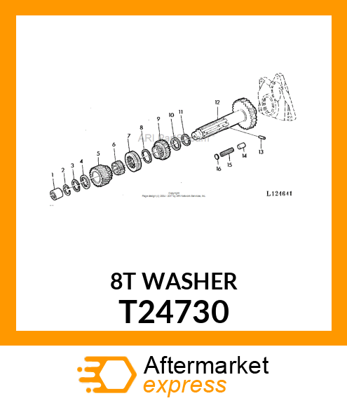 WASHER,THRUST T24730