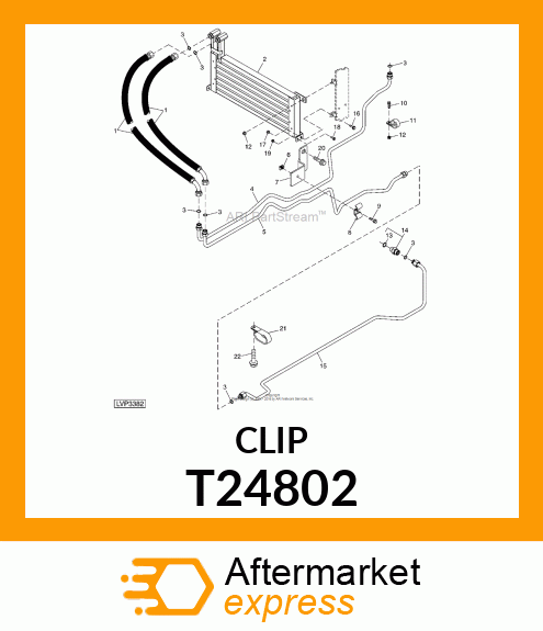 CLIP, COATED T24802