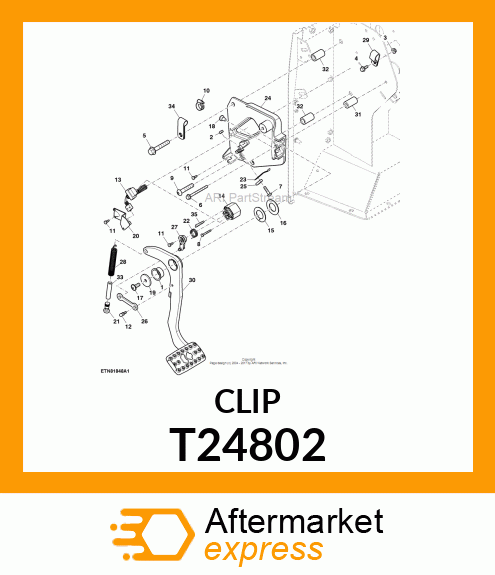 CLIP, COATED T24802