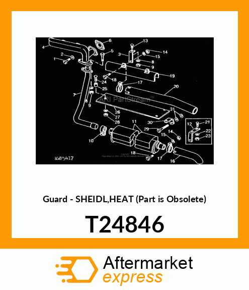 Guard - SHEIDL,HEAT (Part is Obsolete) T24846