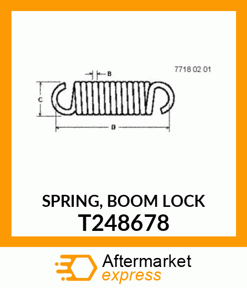 SPRING, BOOM LOCK T248678