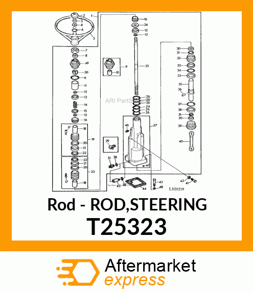 Rod - ROD,STEERING T25323