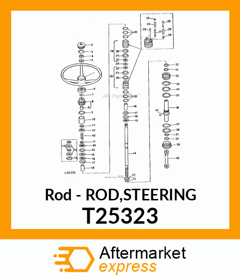 Rod - ROD,STEERING T25323